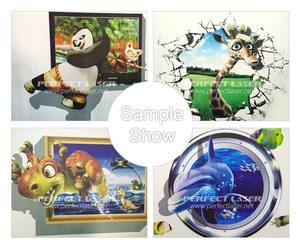 Vente flash <span class=keywords><strong>Imprimante</strong></span> murale intelligente 3D 5D 7D 9600 dpi Haute précision <span class=keywords><strong>Imprimante</strong></span> à jet d'encre UV verticale pour la peinture murale - Product Image 3