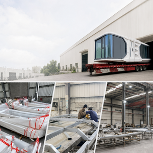 Casa Capsula Spaziale Portatile e Durevole, Rifugio Ecologico Prefabbricato, Unità Modulare Economica per Campeggio e Resort - Product Image 4