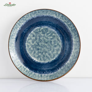 Ensemble de vaisselle écologique de style nordique assiettes et bols imprimés en céramique pour les repas à l'hôtel et à la maison - Product Image 4