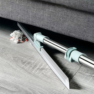 <span class=keywords><strong>Balai</strong></span> à raclette en silicone avec manche en acier inoxydable et raclette rétractable pour un nettoyage facile des fenêtres - Product Image 6