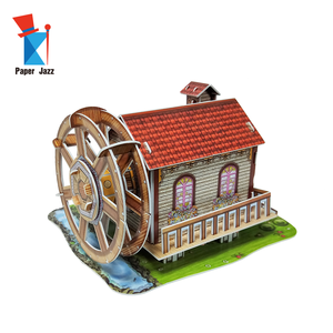 Đồ Chơi Giáo Dục Trò Chơi Câu Đố Trẻ Em Độc Đáo <span class=keywords><strong>3D</strong></span> DIY Giấy Mô Hình Nhà Câu Đố - Product Image 4