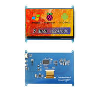 Écran LCD HMI YZY 7 pouces 1024*600 pour Raspberry Pi avec écran tactile Android, applications de contrôle industriel et médicales