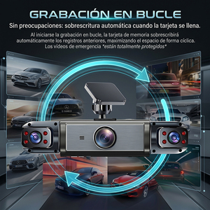 Caméra embarquée Ele-Gate 360 degrés 4K Ultra HD avec Wifi et vision nocturne pour rétroviseur de voiture - Product Image 3