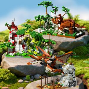 Nouveau produit Jurassic Park Dinosaure Tyrannosaurus Rex Ensemble de blocs de construction éducatifs créatifs pour enfants Jouet OEM en gros - Product Image 3