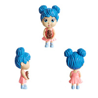 Fabricant chinois de mini-jouets en plastique pour filles, avec différentes couleurs de cheveux, poupées de beauté en PVC sûres pour les enfants, cadeau pour enfants