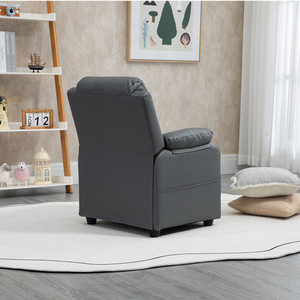 Fauteuil <span class=keywords><strong>inclinable</strong></span> manuel moderne <span class=keywords><strong>de</strong></span> haute qualité <span class=keywords><strong>de</strong></span> la marque HONGQIANG, mini canapé en métal pour enfants, pour chambre à coucher, salon et hôtel - Product Image 2