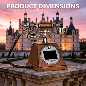 Téléphone Livre d'Or Vidéo Vintage avec Accessoires et Cadeaux – Cabine Téléphonique Vidéo pour Livre d'Or - Product Image 4