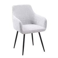 Chaise de salle à manger en velours capitonnée, couleurs personnalisables, avec pieds en métal, pour entrepôt, maison, bar, appartement, salle de sport - Vente en gros