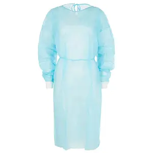 डिस्पोजेबल सुरक्षात्मक कपड़े थोक धूल के सबूत कपड़े एक टुकड़ा पूर्ण शरीर अलगाव कपड़े PPPE निविड़ अंधकार सामग्री