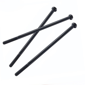 Pernos Extendidos de Alta Resistencia Grado 8.8, Rosca Completa, Hexagonales Externos Negros para Conexión de Fijaciones - Product Image 1
