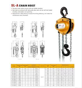 Depo otomotiv makineleri için ağır 2Ton zincir blok, iyi kaldırma için manuel caraskal - Product Image 4