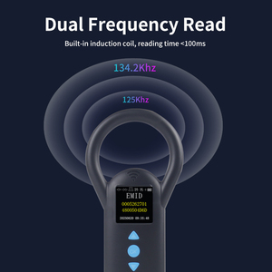 Máy quét vật nuôi iso11784/85 động vật Pet ID <span class=keywords><strong>Reader</strong></span> chip transponder <span class=keywords><strong>USB</strong></span> RFID cầm tay máy quét vi mạch cho động vật - Product Image 4