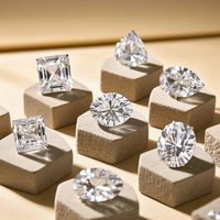 Diamante Sintético Cultivado en Laboratorio, Corte Ovalado, Color D, Claridad VVS1, 2EX, Certificado IGI, 40.11-40.33ct, Sin Mejoras, para Joyería
