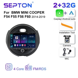 Autoradio Android Sistema Audio per Auto con GPS Multimediale 2Din Stereo per BMW <span class=keywords><strong>MINI</strong></span> <span class=keywords><strong>COOPER</strong></span> F54 <span class=keywords><strong>F55</strong></span> F56 F60 2014-2019 - Product Image 2