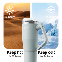 Gobelet isotherme HAERS 40 oz avec logo personnalisé, vente en gros, articles en vrac, fabrication OEM, tasse à café en acier inoxydable 32 oz, cadeaux promotionnels personnalisés