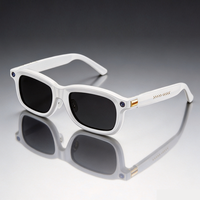 Lunettes de soleil avec haut-parleur sans fil BT 5.3, caméra 4K 800W, double microphone, enregistrement photo et vidéo, chat IA, traduction en temps réel, WiFi