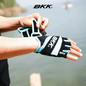 Meilleure vente BKK demi-doigts gants de pêche respirant Protection solaire pour la pêche en plein air accessoire de protection des mains