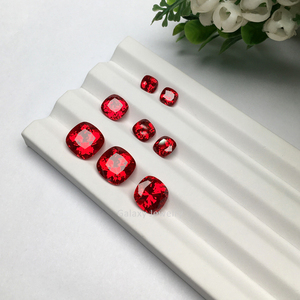 Phòng thí nghiệm tạo ra Ruby Pigeon máu đỏ chứng nhận phòng thí nghiệm phát triển Ruby đá Loose vuông đệm cắt tổng hợp đá quý miếng bán buôn - Product Image 3