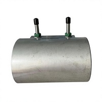 Collier de réparation de tuyaux en acier inoxydable 304 316 soudé bout à bout, certifié ISO, à vis unique, haute pression, pour étanchéité des fuites, usage intensif