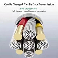 Venta directa de fábrica Super Fast 5A Tipo-C Cable de carga de flash para teléfonos móviles OPPO para cámara Auricular Computadora Escáner de código de barras