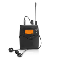 Système de monitoring intra-auriculaire sans fil personnel Voxfull DM2000 à 2 canaux avec 6 émetteurs de poche pour équipement de scène