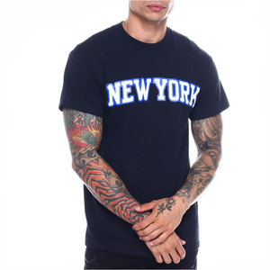 Nouveau design logo imprimable personnalisable Polyester coton col rond sport Streetwear mode surdimensionné hommes T-shirt - Product Image 1