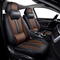 Fundas de Asiento de Coche de Cuero de Lujo Personalizadas al por Mayor EKR, Juego Universal para Toyota RAV4 Corolla BYD, Interior de Coche Deportivo de Carreras