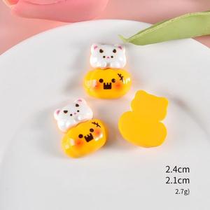 Abalorios de resina personalizados Kawaii de Halloween con diseño de dibujos animados (Fantasma, Bruja, Gato) para DIY, fundas de teléfono, pinzas para el pelo y accesorios de decoración para scrapbooking - Product Image 6