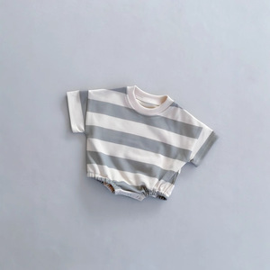 Suéter de Algodón Estilo Nórdico INS para Niños, Primavera 2025, Nuevo Suéter Informal de Manga Larga con Rayas Retro para Bebés, Suave - Product Image 2