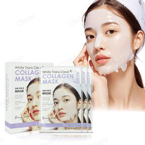 Masques pour le visage en gel au collagène Radiant Glow Soins de la peau avec acide hyaluronique et vitamine E, pour hydrater, raffermir et repulper - Product Image 1