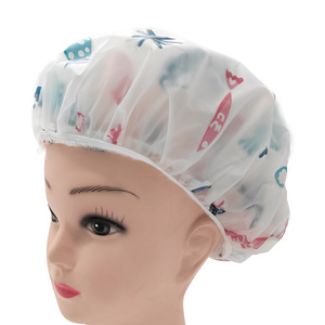 <span class=keywords><strong>Couverture</strong></span> de cheveux de bain élastique transparente pour Spa Home Hotel et salon de coiffure Matériau PE pour le nettoyage - Product Image 3