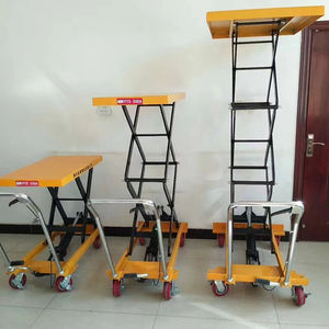 נייד 2m מספריים נייד מכונת להרים שולחנות 500kgs פלטפורמה להרים 300 ק "ג עומס כף רגל הפעלה עבור מסעדות מלונות - Product Image 5