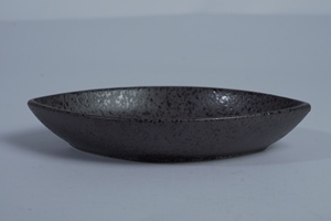 Platos Aptos para Lavavajillas, Platos de Gres Estilo Japonés de 10 Pulgadas para Sushi, Vajilla Retro de Horno, Plato Negro para Cena - Product Image 2