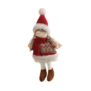 Hot-Selling Plush Christmas <b>Tree</b> Pendants Red White Snowman Ornaments for Desktop Decor for Christmas Decorations - Product Image 5