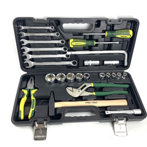 25 cái Ổ cắm cờ lê, kết hợp cờ lê công cụ kit, tự động sửa chữa Ổ cắm cờ lê công cụ thiết lập - Product Image 5