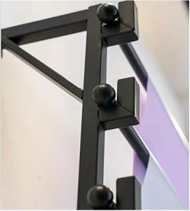 Nuevo y Moderno Soporte de Almacenamiento de Metal Negro Personalizable y Ecológico para Suministros de Manualidades - Product Image 2