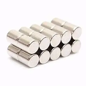 Custom Size N35 Strong Round Cylinder Shape NdFeb Magnets At Reasonable Pice