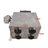 DEFU Nouveau Thermostat Électrique 24V 12V pour Camping-Car, Système de Climatisation Universel Sous Tableau de Bord pour Automobile