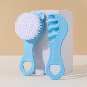 Juego de cuidado de bebé recién nacido, cepillo de limpieza de dibujos animados de oso, hecho de plástico, venta al por mayor, suministros para madre y bebé - Product Image 4