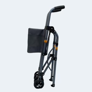 צר אלומניום מתקפל רולר מתקפל אלומיניום צר/חיצוני ניידות רפואית סיוע דו-גלגלי 300 פאונד עבור - Product Image 4