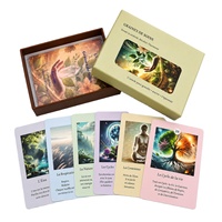 Kartu Tarot Ramah Lingkungan 350gsm Inti Hitam Produsen Profesional Kartu Tarot Promosi