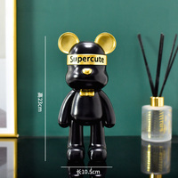 Statue d'ours européen plateau de rangement pour clés fait à la main hogar salon centre de table décoration pour la décoration intérieure accessoires figure