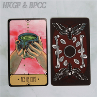 Ensemble de cartes de Tarot pour débutant, 78 cartes de bonne qualité, au toucher doux, impression personnalisée, nouveauté 2020
