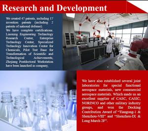 Nouveau type de copolymère d'acrylate de propyle de nitrile agent de liaison dans le propulseur de fusée - Product Image 5