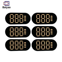 Film de diffusion PET pour horloge numérique avec transmission lumineuse uniforme, diaphragme de tube numérique et affichage numérique LED