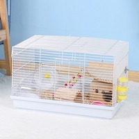 Cage unique pour maison cochon d'inde 60x40x40cm, Cage Portable pour animaux de compagnie, accessoires de Cage à Hamster, vente en gros