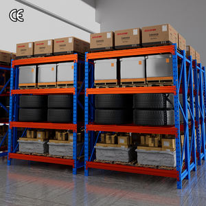 QDDOWELL Estantería de Acero de Carga Media y Vano Largo de 2000x600x2000mm | <span class=keywords><strong>Racks</strong></span> Apilables para Almacenamiento en Garaje y Bodega - Product Image 6