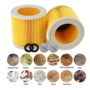 Cartucho de aspiradora en seco húmedo filtro HEPA para Karchers MV2 MV3 <span class=keywords><strong>WD</strong></span> WD2 WD3 WD2.200 WD3.500 A2504 A2004 reemplaza 64145520 - Product Image 3