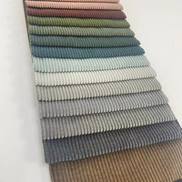 Tissu en velours côtelé de polyester imprimé à pois, tricoté, pour la confection de textiles de maison, de revêtements de canapé et d'ameublement automobile - Écologique
