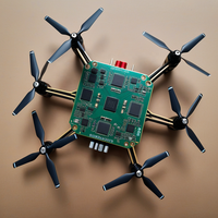 Mini Dron Profesional con Transmisor, Control Remoto, Juguete, Receptor OEM, Placa de Circuito PCBA, Material FR4, Aplicación de IA, Android